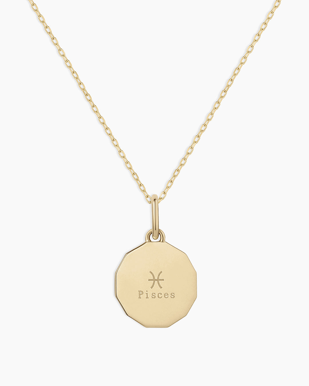 12 Zodiac Diamond Coin Charm Necklace - Elegant Gold Pendant for Women - Perfect for Birthdays, Anniversaries & Gifts