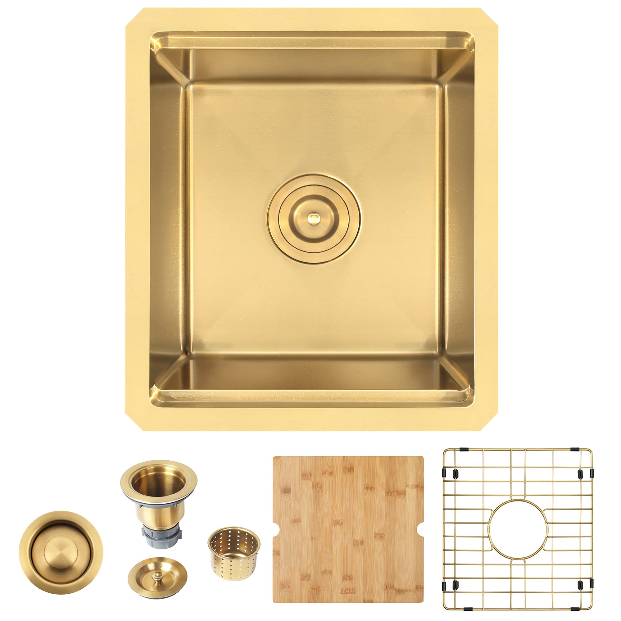 Premium Gold Undermount Bar Sink - 15