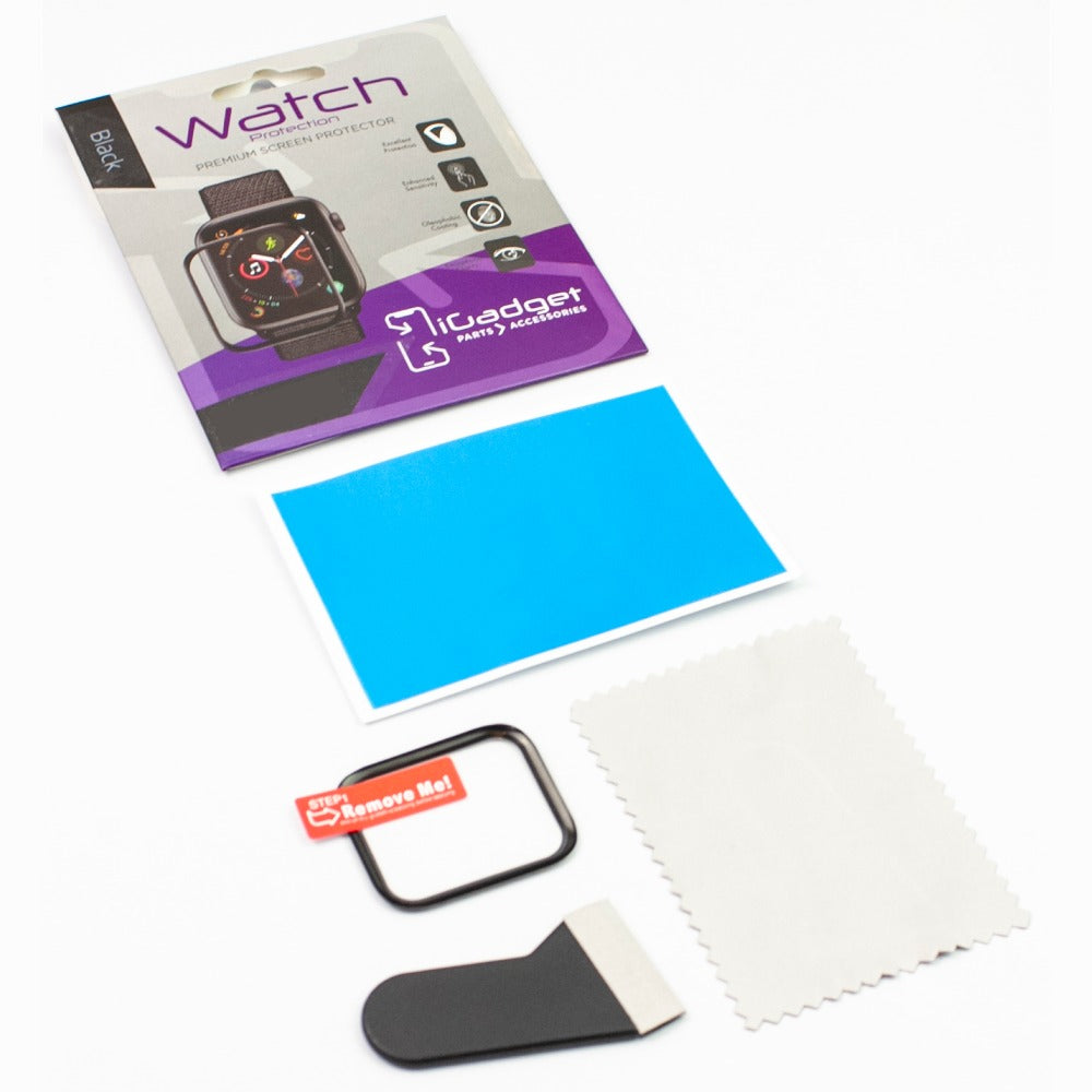 Samsung Galaxy Watch 44mm Screen Protector - 3D Hybrid Tempered Glass Full Coverage for Series 4/5 | Anti-Scratch & Bubble-Free | Perfect for Gym, Running & Outdoor Activities