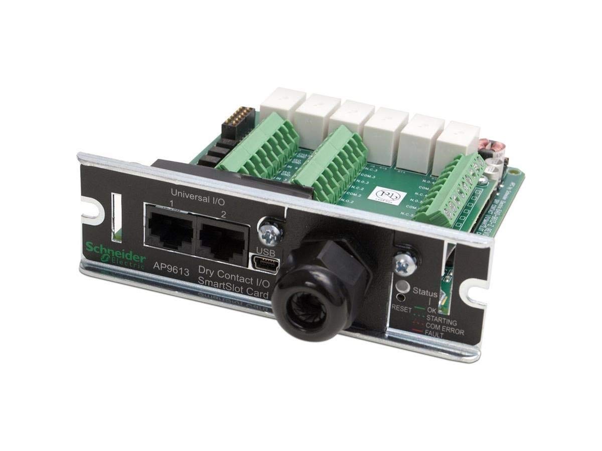 APC SmartSlot Dry Contact I/O Card (151458E) - Monitor & Control Devices for Data Centers, Home Automation & Industrial Equipment