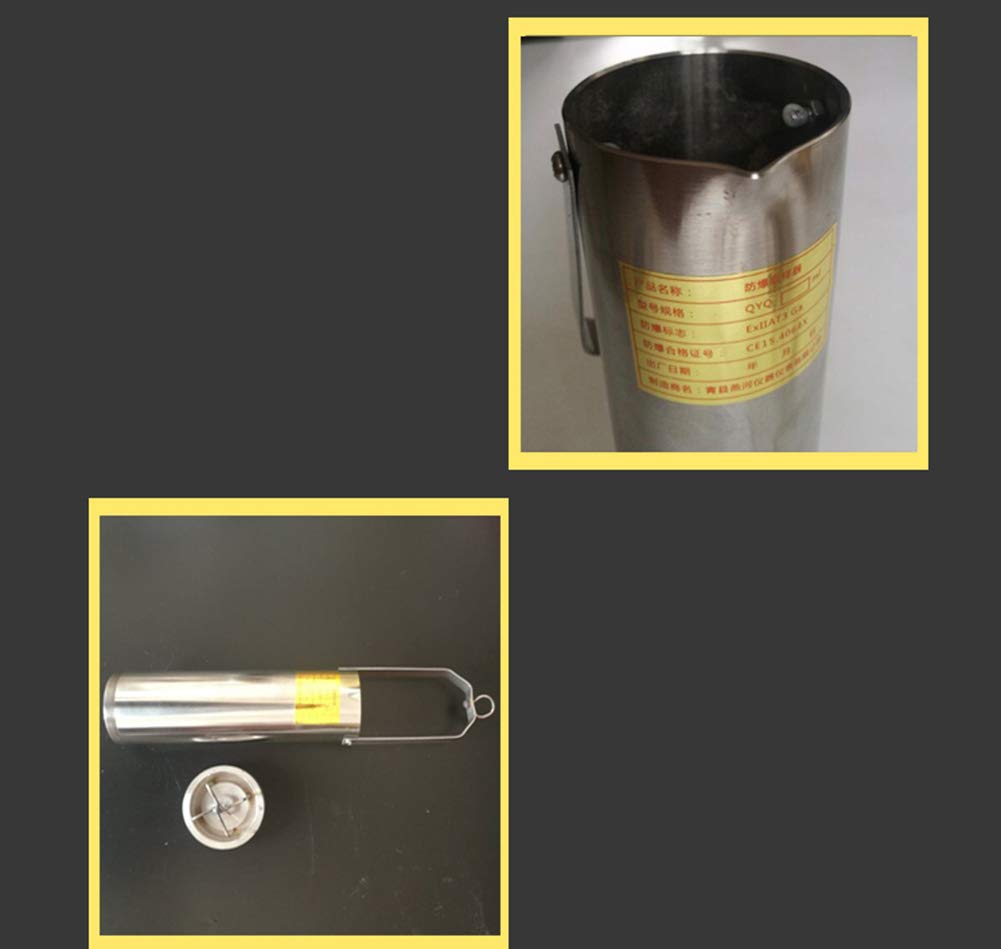 LANTAO 500ml Stainless Steel Oil Sampler for Petrochemical Industry | Sewage & Liquid Sampling Bottle | Corrosion-Resistant Sampling Cup for Laboratory, Industrial & Field Testing