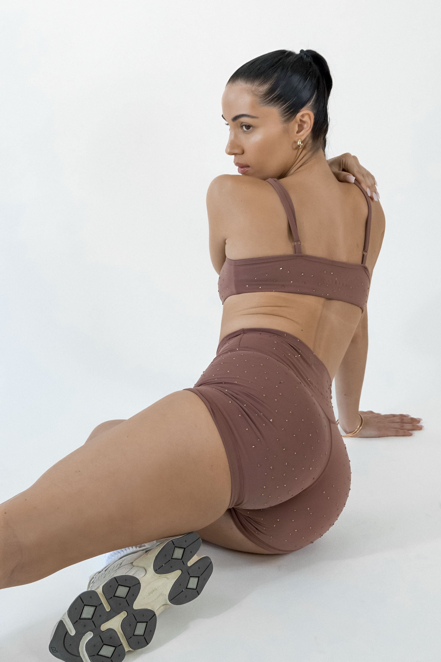 Icon Lift Short Nutmeg Gem - High Waisted Tummy Control Shapewear Shorts for Women | Perfect for Workout, Yoga & Everyday Comfort
