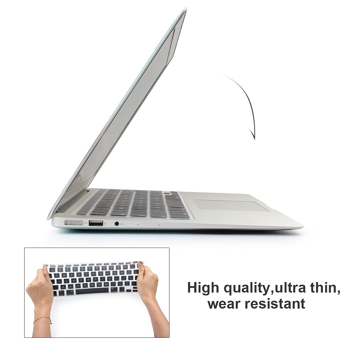 Batianda Ombre Color Silicone Keyboard Cover Protector for MacBook Air 13
