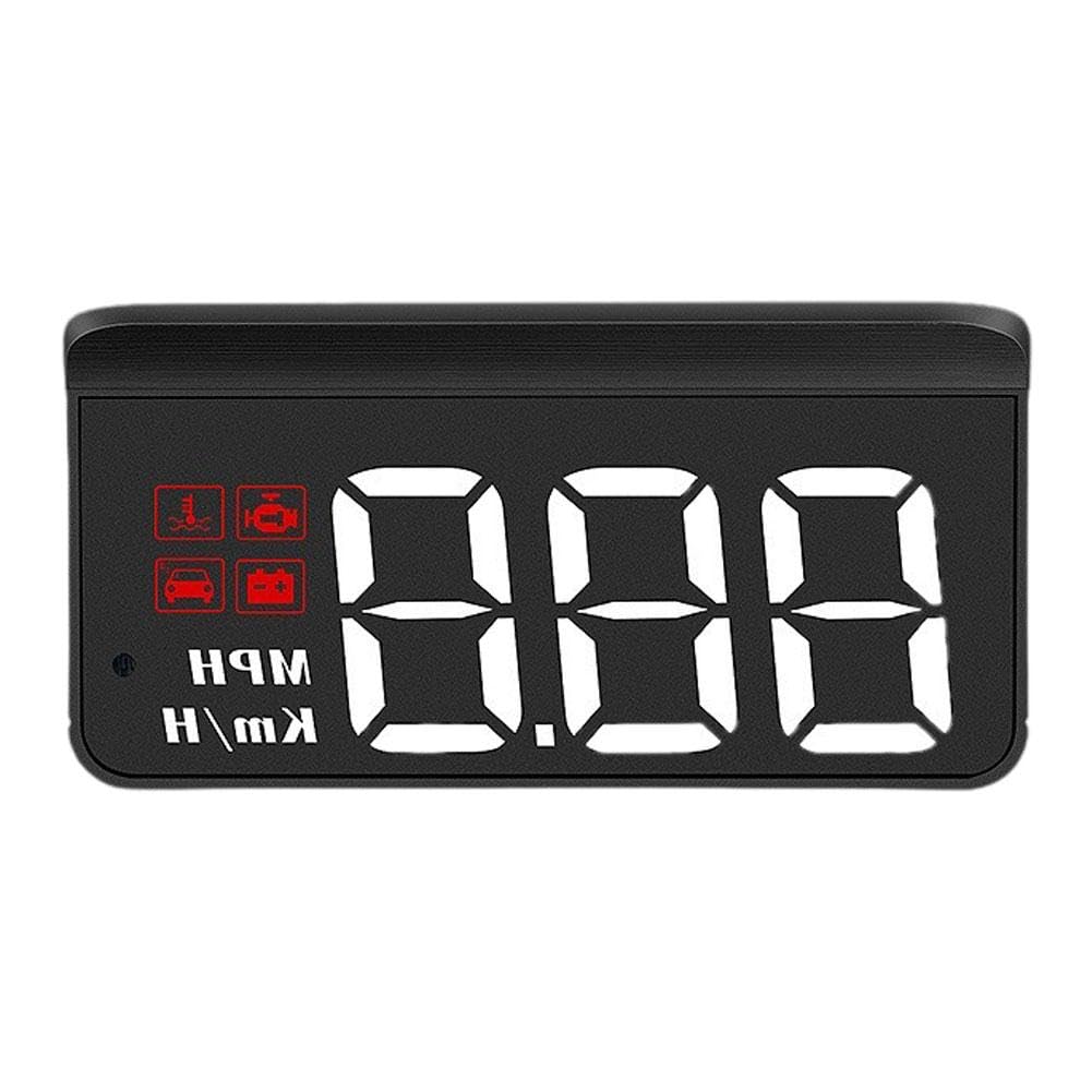 Car OBD2 GPS Head-Up Display (HUD) - Digital Speedometer Projector for Vehicles | Real-Time Speed & Navigation | Perfect for Night Driving & Performance Monitoring