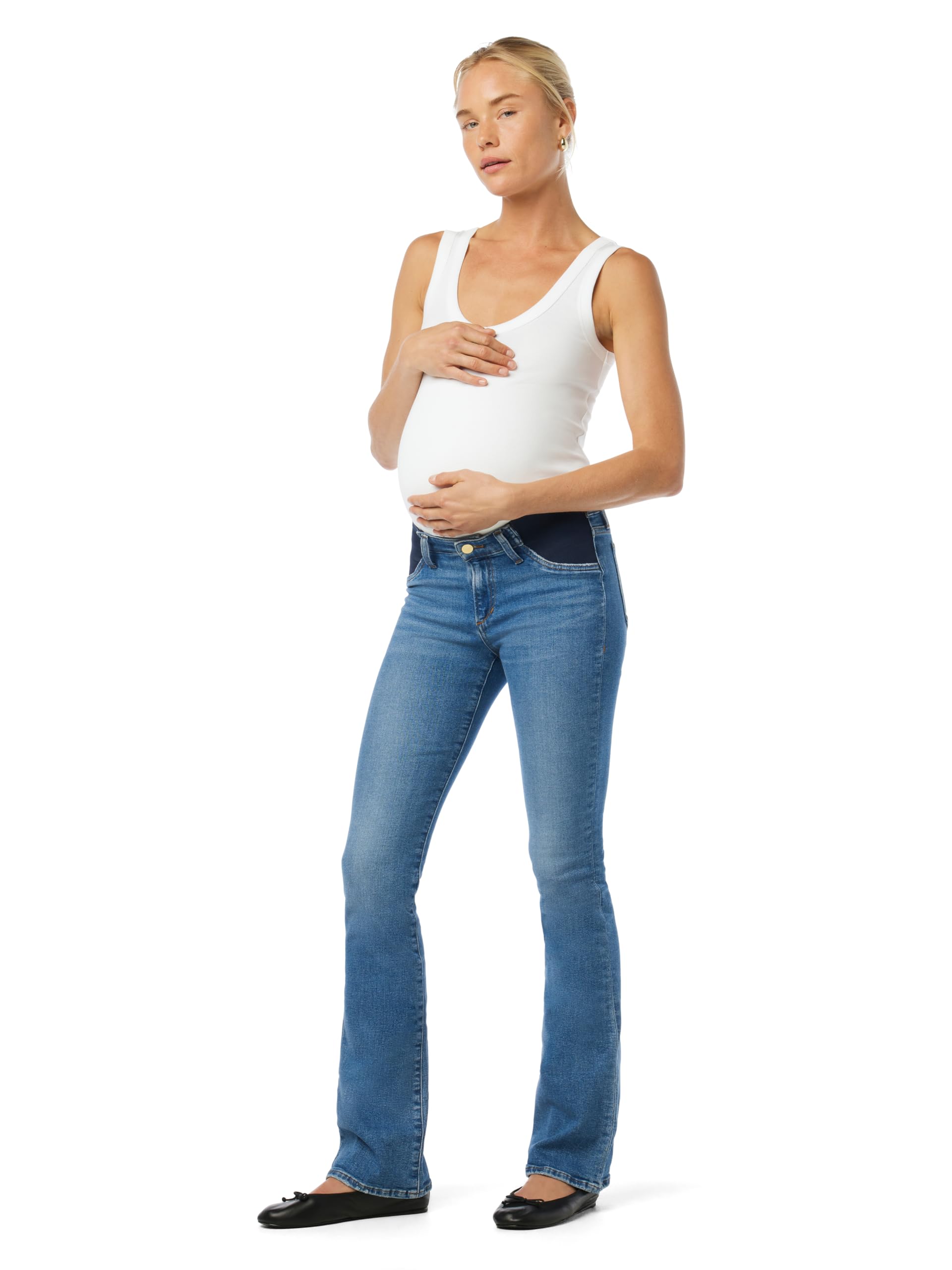 Joe's Women's The Icon Bootcut Maternity Jeans - Comfortable Stretch Denim Pants for Pregnant Women | Perfect for Work, Casual Wear & Everyday Comfort