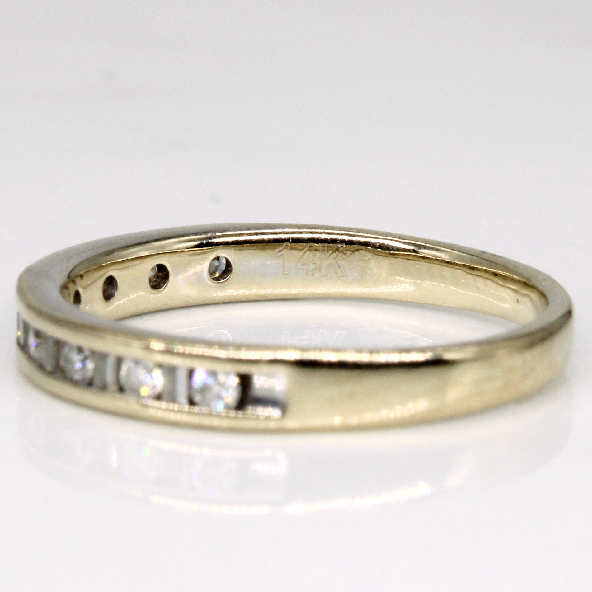 0.26ctw Channel Set Diamond Ring - Size 6 | Elegant Wedding Band, Anniversary Gift for Her | Perfect for Engagement, Proposal & Special Occasions