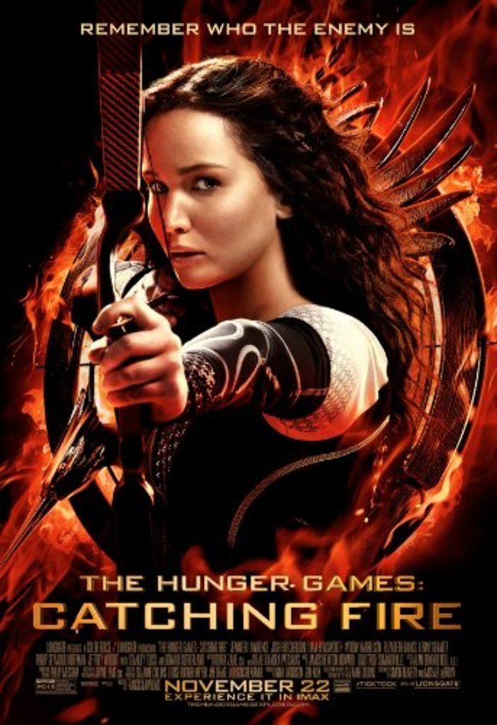 Jionk Hunger Games Catching Fire Katniss One Sheet Movie Poster - Perfect for Home Theater Decor, Fan Collectibles, and Gift Ideas