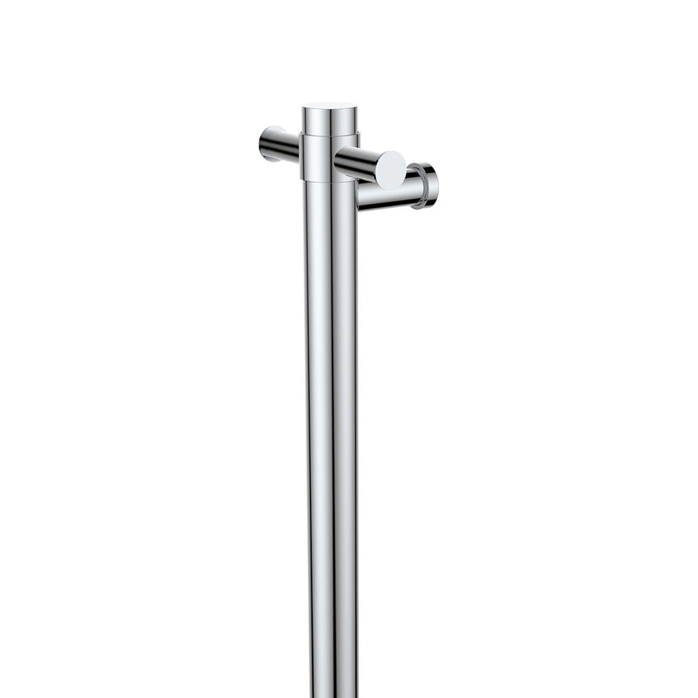 Fienza Isabella 827900 Vertical Heated Towel Rail - 100 x 900mm Chrome Finish | Bathroom Heated Towel Warmer for Spa, Luxury Home & Hotel Use