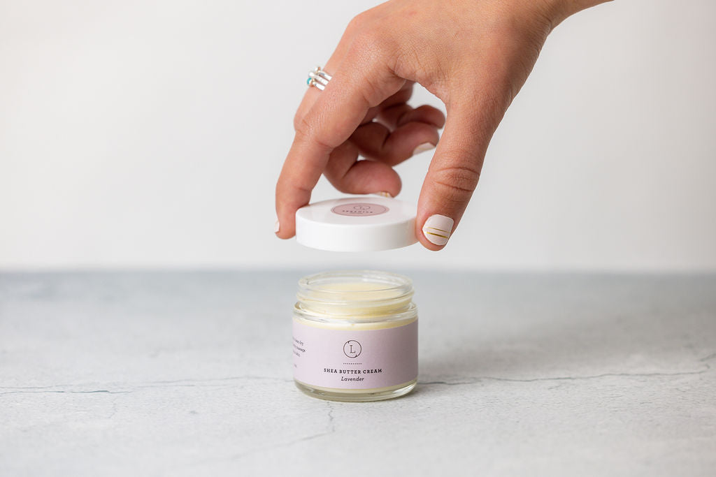 Organic Lavender Shea Butter Body Cream for Dry Skin - Deep Moisturizing & Nourishing Hand & Body Lotion for Women & Men - Perfect for Nighttime Use, Massage & Spa Relaxation