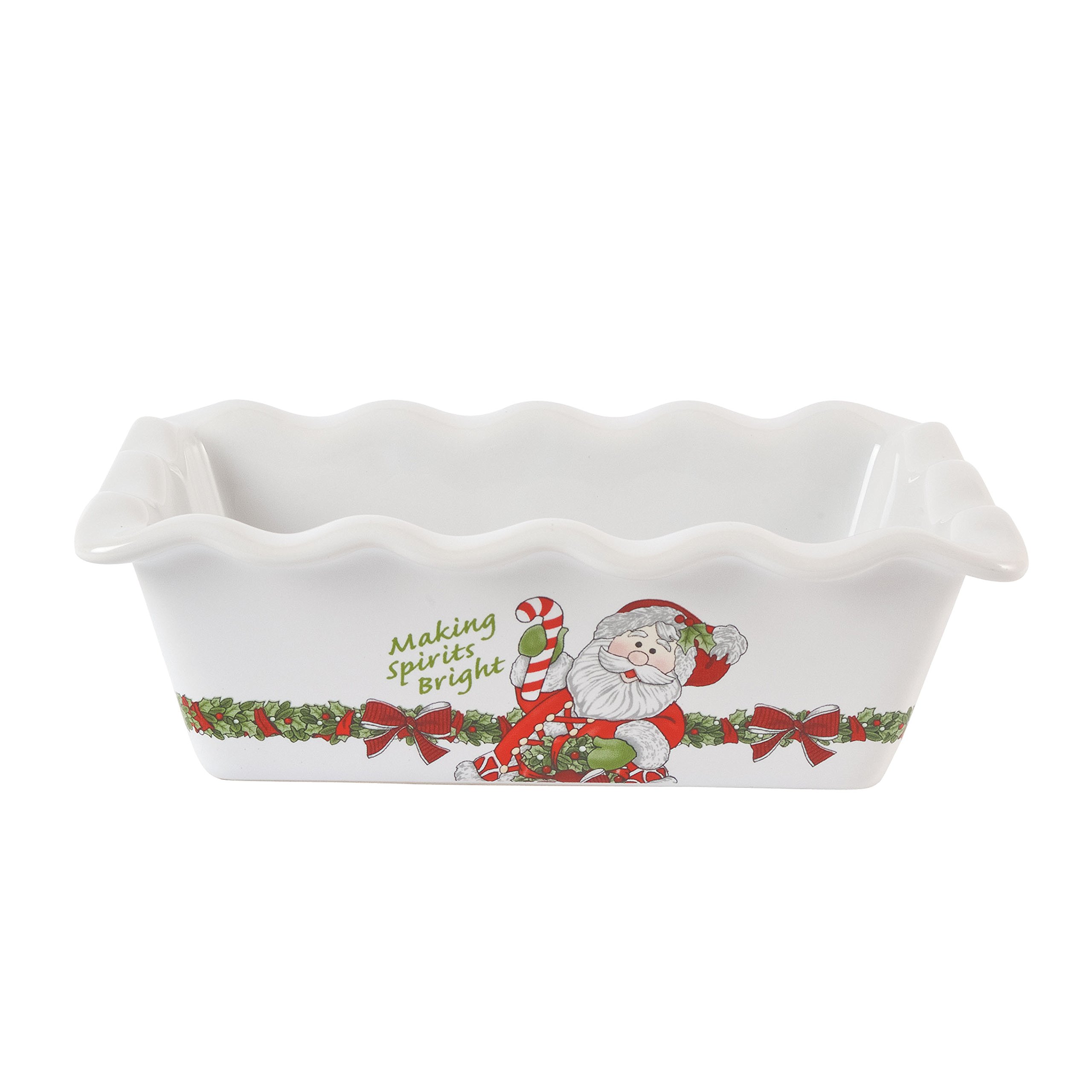 Christmas Candy Cane Santa Mini Loaf Pan Set - Holiday Baking Mold for Festive Treats, Cookies & Small Cakes | Perfect for Christmas Parties, Gift Giving & Seasonal Desserts