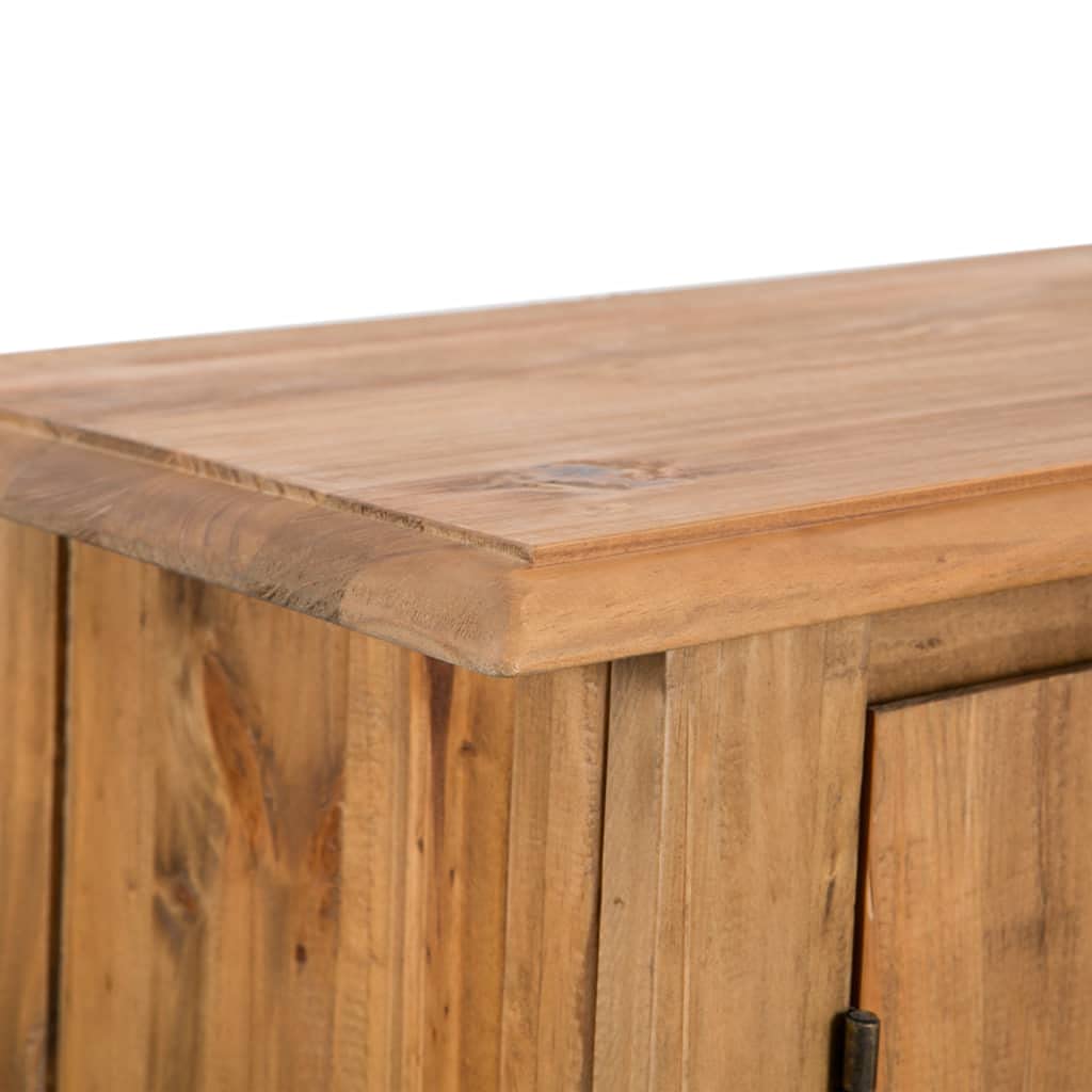 Eco-Friendly Solid Recycled Pinewood Bathroom Storage Cabinet - 16.5
