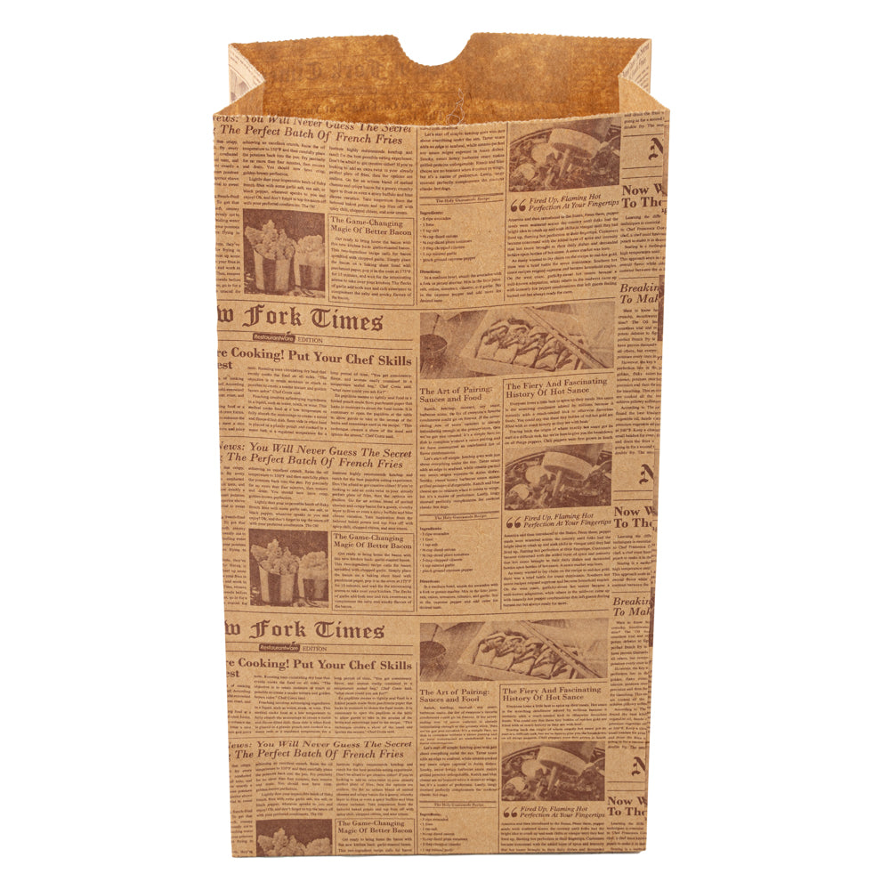 Eco-Friendly Kraft Paper Bags 6lb - 6x3.5x10.75 Inches - 100 Count Bulk Pack - Perfect for Retail Shopping, Gift Wrapping & Party Favors