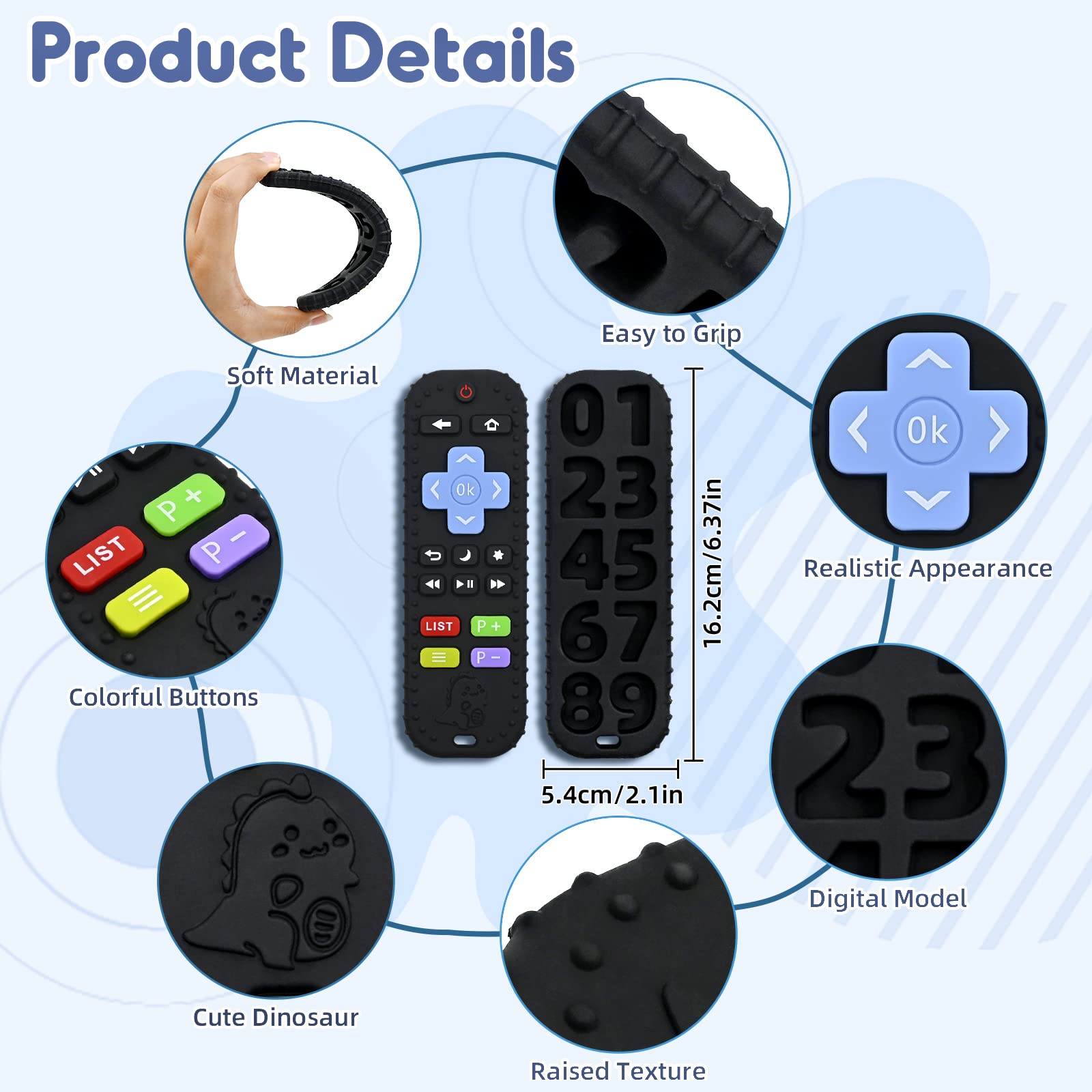 **Baby Teething Toys for 3-12 Months - Silicone Teether & Sensory Toy for Infants & Toddlers (Food-Grade, BPA-Free) - Perfect for Soothing Gums, Bath Time, and Autism Sensory Play - Great Baby Shower Gift for Boys & Girls**
