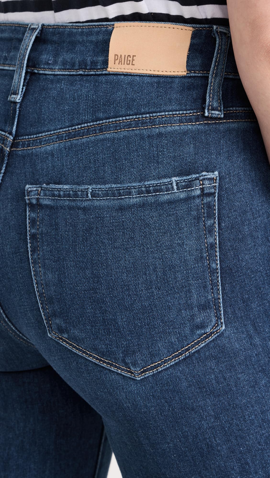 PAIGE Women's Laurel Canyon High Rise Skinny Jeans - Stretch Denim Pants for Casual Wear & Everyday Comfort