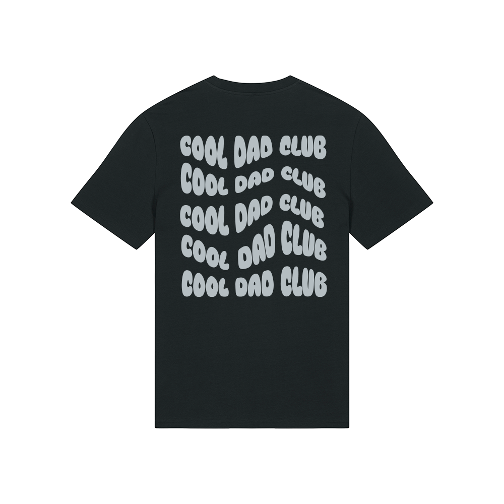 Cool Dad Club Graphic T-Shirt for Men - Funny Front & Back Print Casual Tee - Perfect for Father's Day, Birthday Gifts & Family Outings