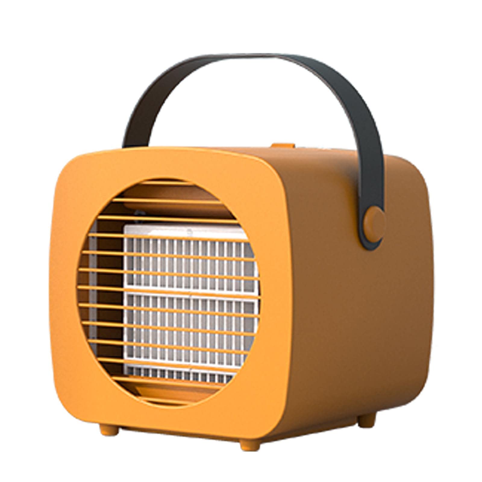 Portable USB Mini Air Conditioner & Humidifier - Upgraded Quiet Negative Ion Cooling Fan for Home, Office, Bedroom - Personal Air Cooler for Summer Heat Relief