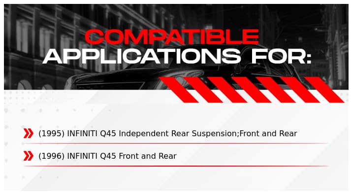R1 Concepts Complete Front & Rear Brake Kit with Ceramic Pads & Rotors - Fits 1995-1996 INFINITI Q45 | Premium Braking Performance for Daily Commute & Highway Driving