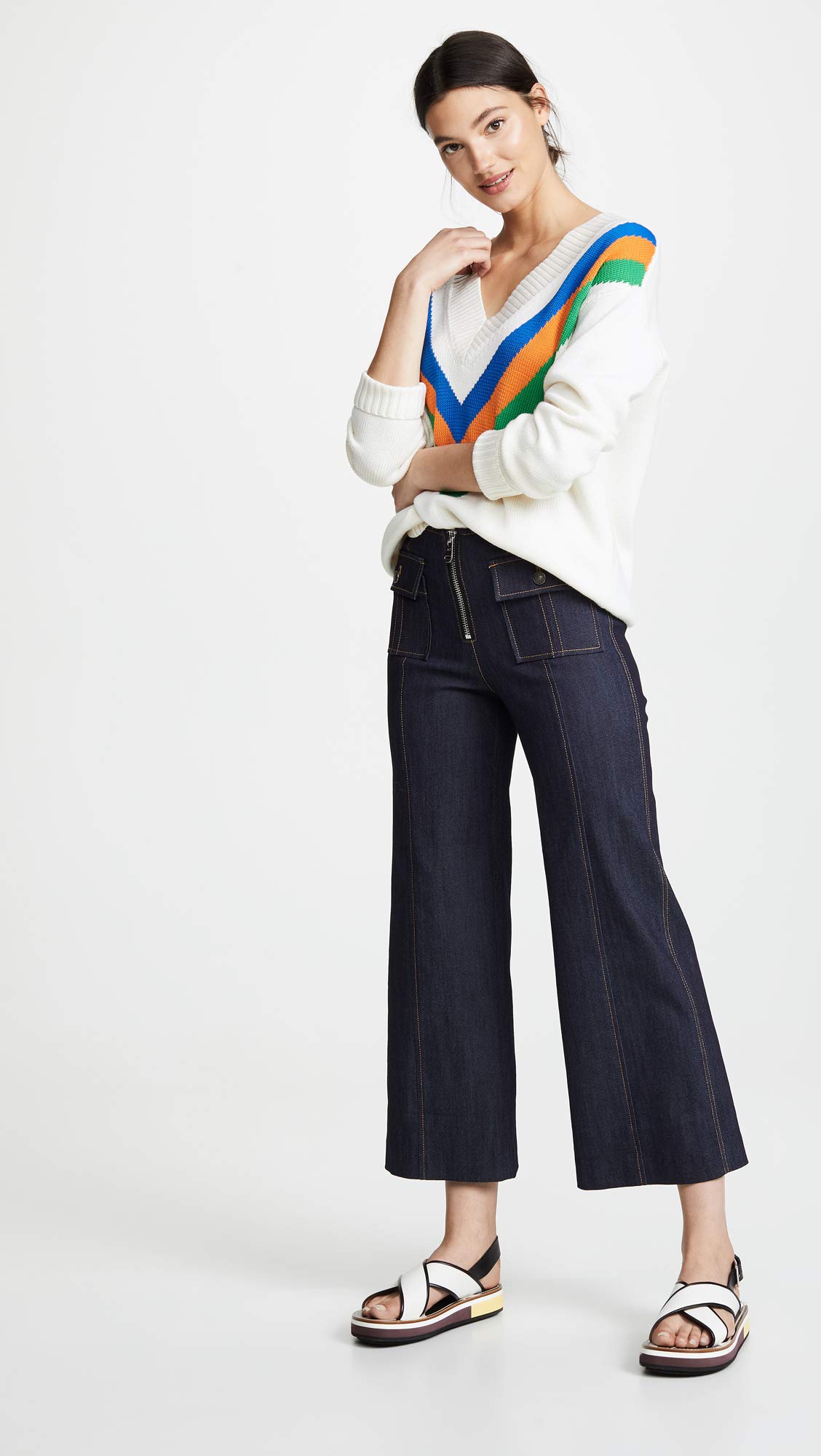 Cinq à Sept Women's Tous Les Jours Azure High-Waisted Pants - Stylish Casual & Office Wear for Everyday Comfort