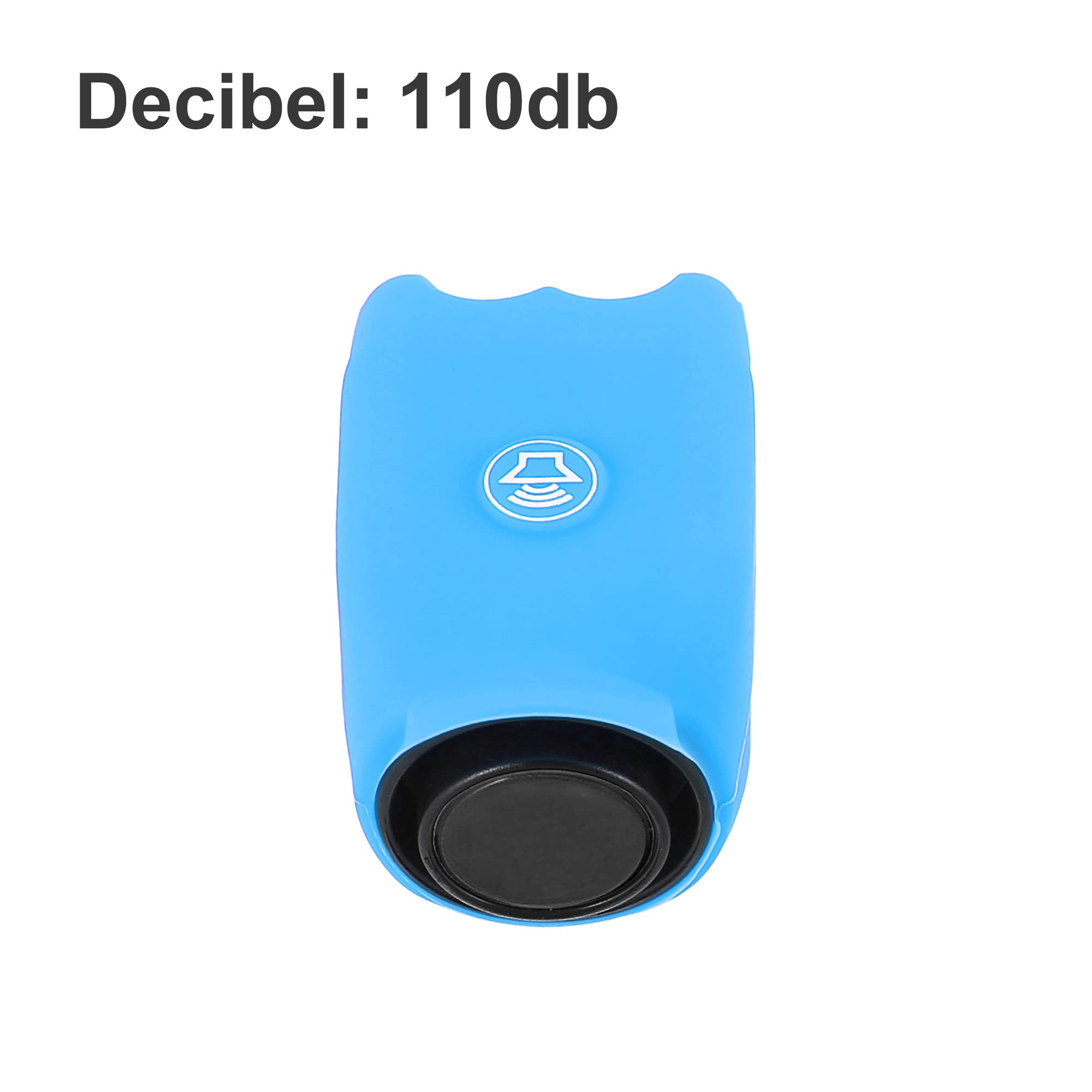 X AUTOHAUX Rechargeable Electric Bike Bell - Loud Cycling Horn for Mountain & Road Bikes - Waterproof Silicone Bicycle Bell - Perfect for Commuting, Trail Riding & Urban Cycling Safety