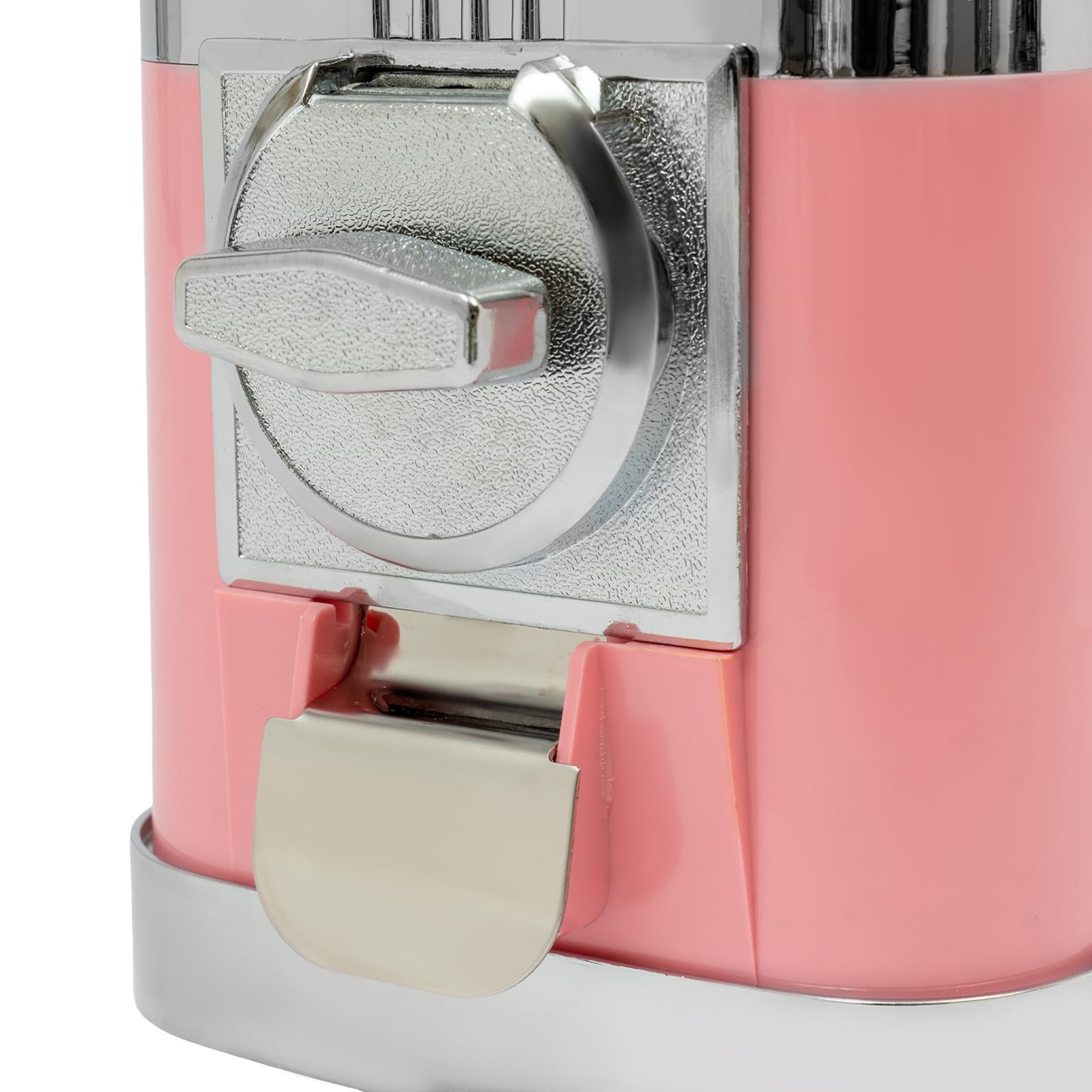 18-Inch Candy Gumball Vending Machine - Commercial 1$ Coin Operated Dispenser for 0.39-1.26in Gumballs & Toys - Perfect for Arcades, Game Stores, Retail Shops & Birthday Parties (Pink)
