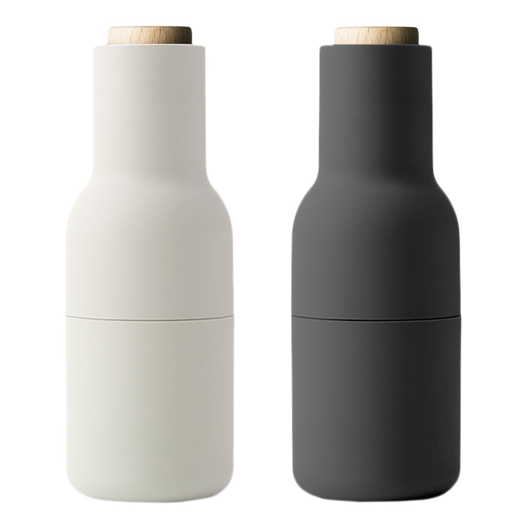 Premium Glass Bottle Grinder (2-Pack) - Spice & Herb Grinder for Kitchen, Travel, and Outdoor Cooking - Perfect for Salt, Pepper, and Seasonings