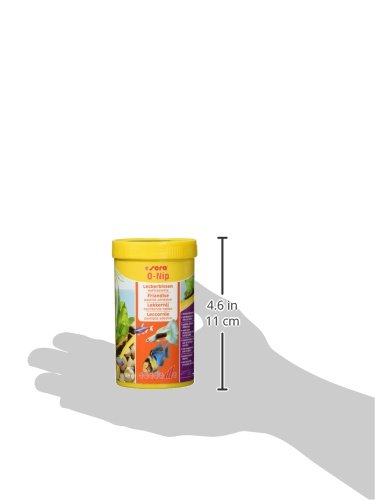 Sera O-Nip Nature 265 Tabs 8.45 oz - Complete Fish Food for All Tropical & Ornamental Fish | High Protein Sinking Pellets with Bloodworms, Krill & Tubifex | No Artificial Dyes or Preservatives | Sticks to Aquarium Glass - Perfect for Feeding Community Tanks, Goldfish, Cichlids & Bottom Feeders