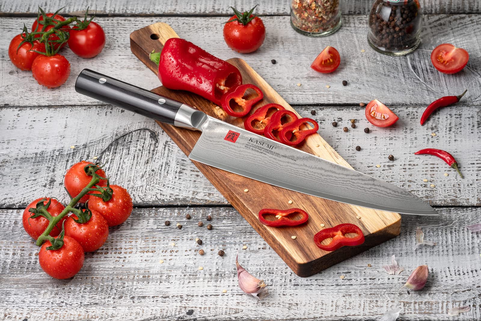 10 Inch Professional Chef Knife - High Carbon Stainless Steel Kitchen Knife with Ergonomic Handle - Perfect for Slicing, Dicing, and Chopping Vegetables, Meat, and Fruits