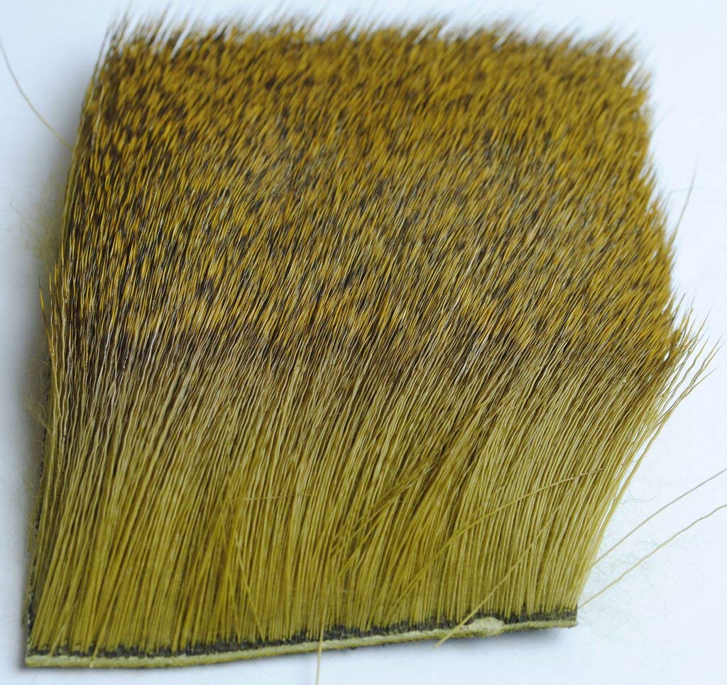 Deer Body Hair Yellow PH-DH-02 - Premium Deer Hair for Fly Tying, Fishing Lures & Craft Projects - Perfect for DIY Fly Tying, Jewelry Making & Decorative Arts