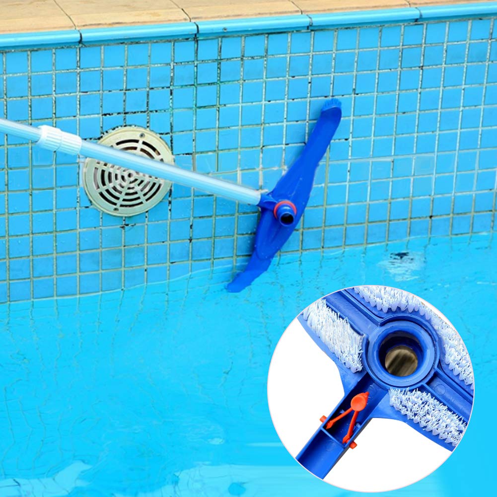 Pool Brush Vacuum Head - Heavy Duty Swimming Pool & Spa Cleaning Tool with Suction for In-Ground & Above Ground Pools - Perfect for Hotels, Resorts & Home Maintenance