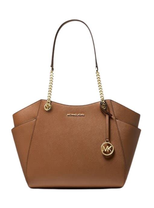 Michael Kors Jet Set Travel Large Chain Shoulder Bag for Women - Stylish Designer Crossbody Purse with Adjustable Strap, Perfect for Work, Travel & Everyday Use
