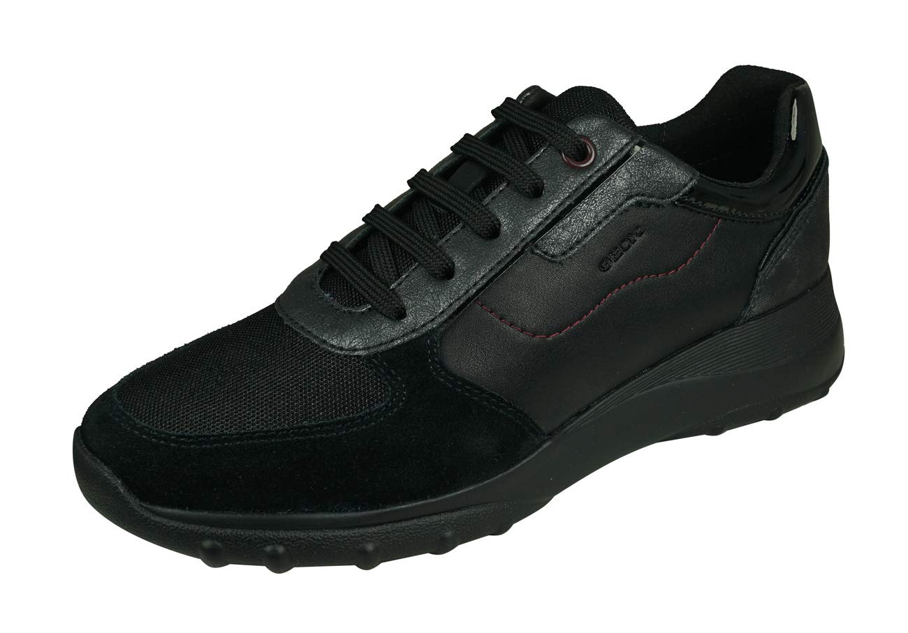 Geox D Alleniee B Women's Casual Sneakers - Breathable Comfort Walking Shoes for Women - Perfect for Work, Travel & Everyday Wear