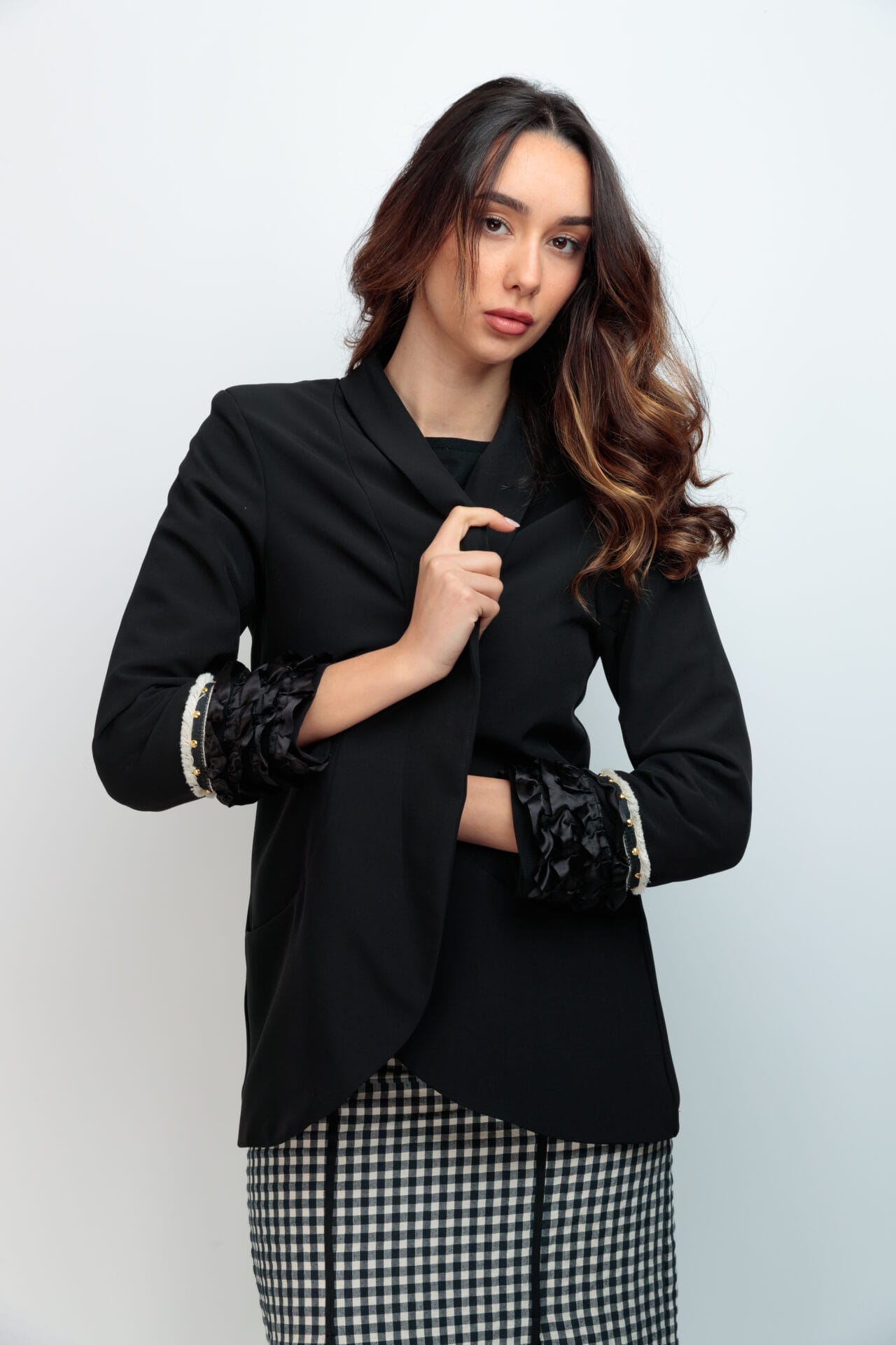 Elegant Smoking Blazer for Women - Stylish and Unique Fashion Jacket for Parties, Weddings & Formal Events