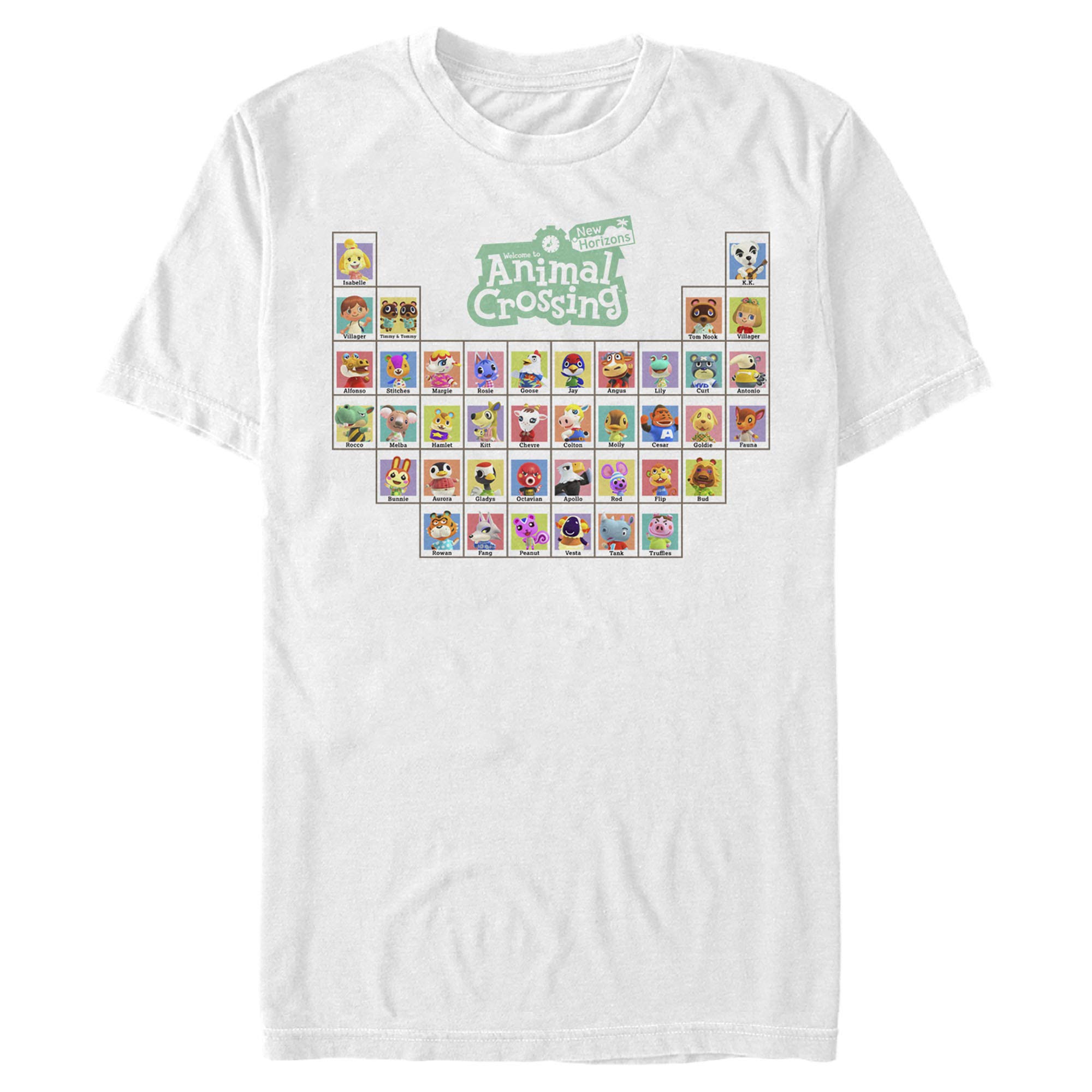 Nintendo Animal Crossing Men's Graphic T-Shirt - Comfortable Casual Gaming Tee for Fans | Perfect for Cosplay, Conventions & Everyday Wear