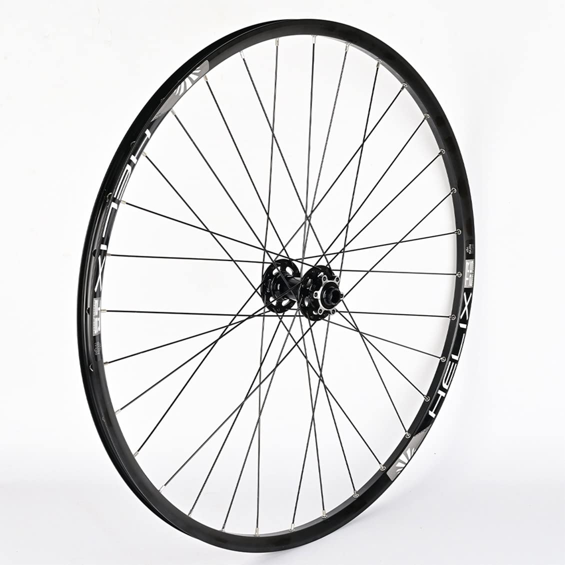 **26/27.5/29 Inch Mountain Bike Wheelset - Disc Brake Compatible with 8/9/10/11 Speed Cassette, Through Axle Front & Rear Wheels for Trail & Cross-Country Riding**