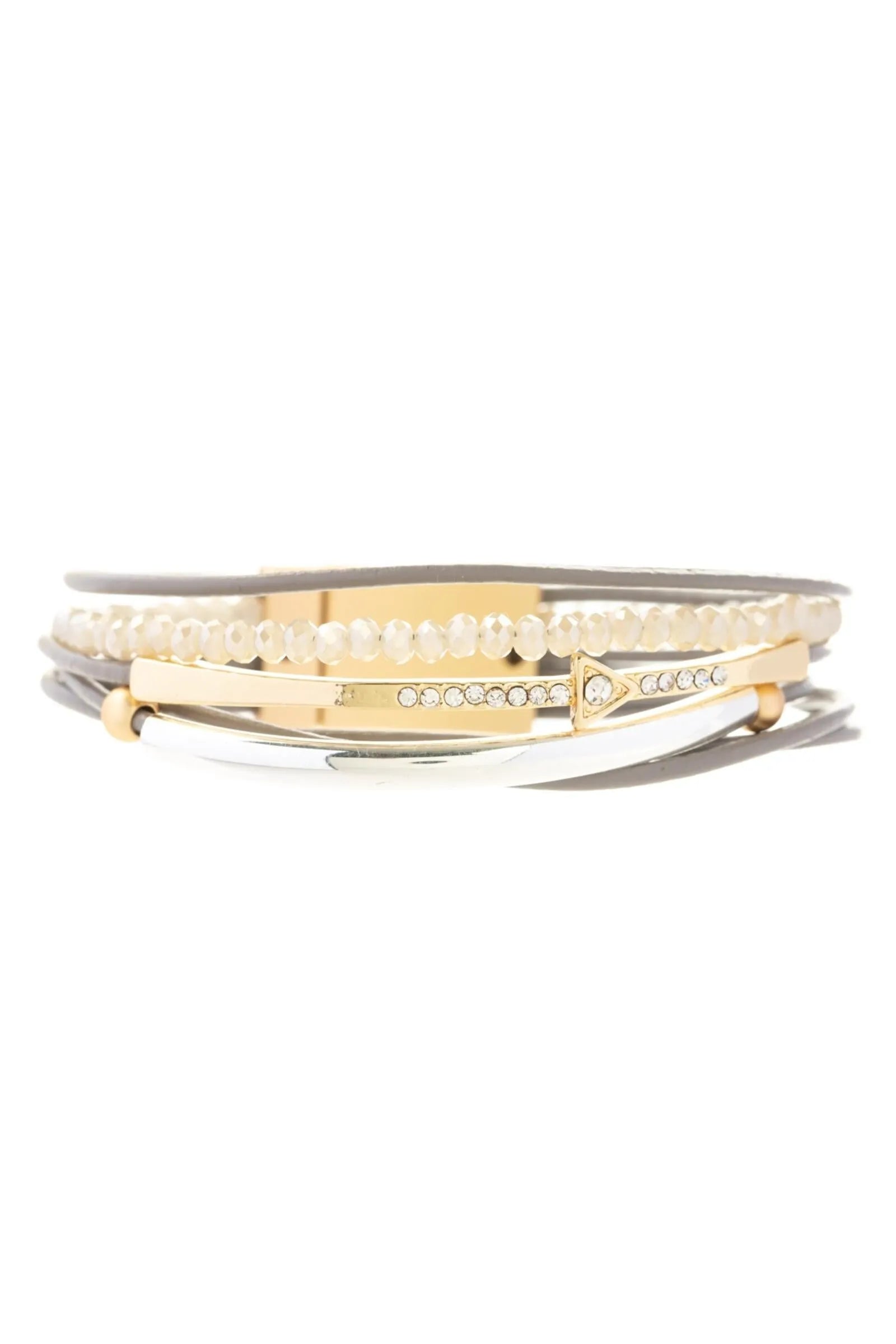 Golden Arrow Leather Bracelet for Women - Stylish Boho Jewelry Gift for Casual & Party Wear