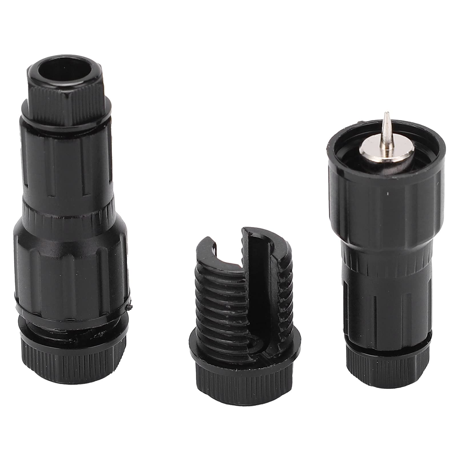Low Voltage Wire Connectors - 2Pcs Nylon Brass Waterproof Electrical Connectors for Outdoor Landscape Lighting | Secure & Weatherproof Wiring Solution for Garden Lights, Pathway Lighting & Deck Illumination