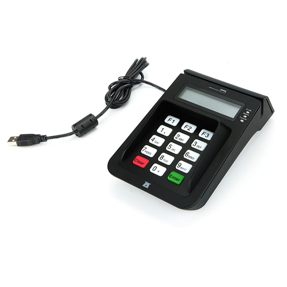 Fongwah 13.56MHz RFID Card Reader - Dual Mode Contactless & Contact Smart Card Reader for MIFARE S50/S70, SLE4442 | ISO14443A & ISO7816 Compliant | Ideal for Access Control, Payment Systems & ID Verification
