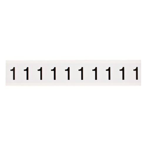 Brady 9713-1 & 97039 97 Series Indoor/Outdoor Number and Letter Cards - 50-Pack for Home, Office, Warehouse & Industrial Labeling