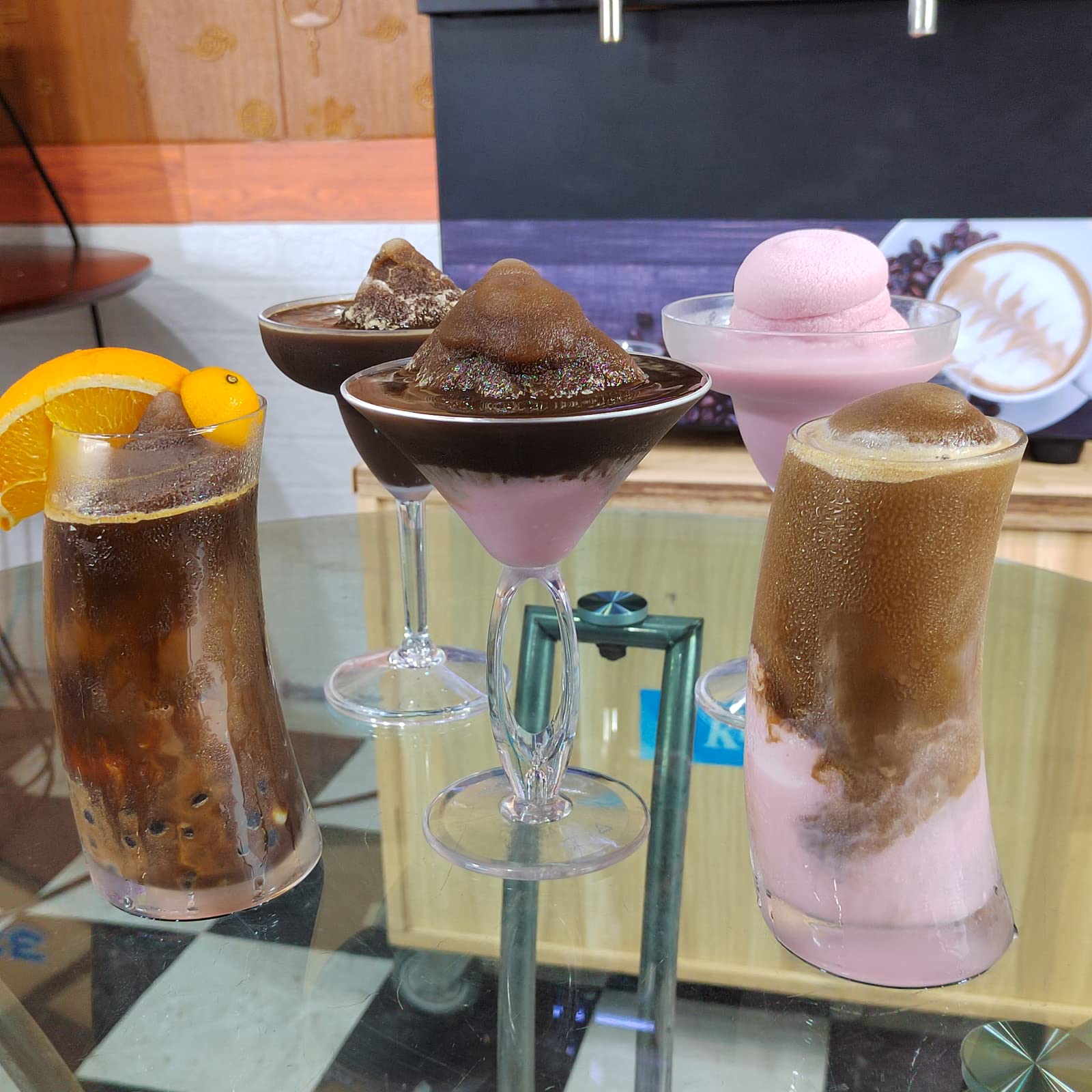 Kolice Commercial Margarita & Slushie Machine - Frozen Cocktail, Milkshake, Iced Beer & Coffee Maker with LED Lightbox - Perfect for Bars, Restaurants, Bubble Tea Shops & Party Events