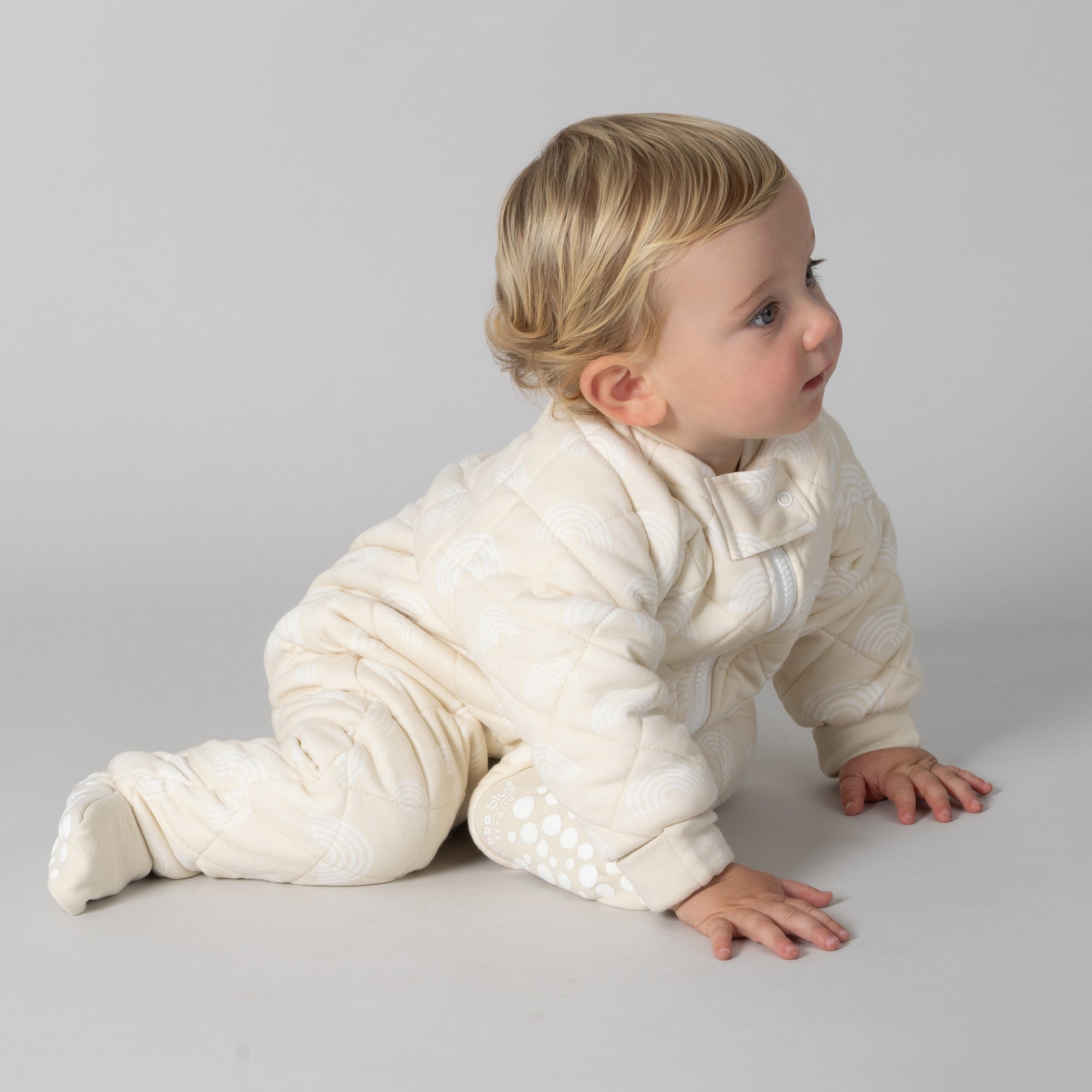 Nordic 2.5 TOG & 3.5 TOG Baby Sleep Suit and Convertible Sleep Bag Bundle - Sand Color - Perfect for Newborns and Toddlers in All Seasons