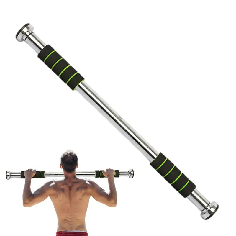 New Adjustable Horizontal Pull Up Bar for Door Frame - Home Gym Equipment for Indoor Strength Training - Perfect for Home Workouts, Fitness & Bodybuilding