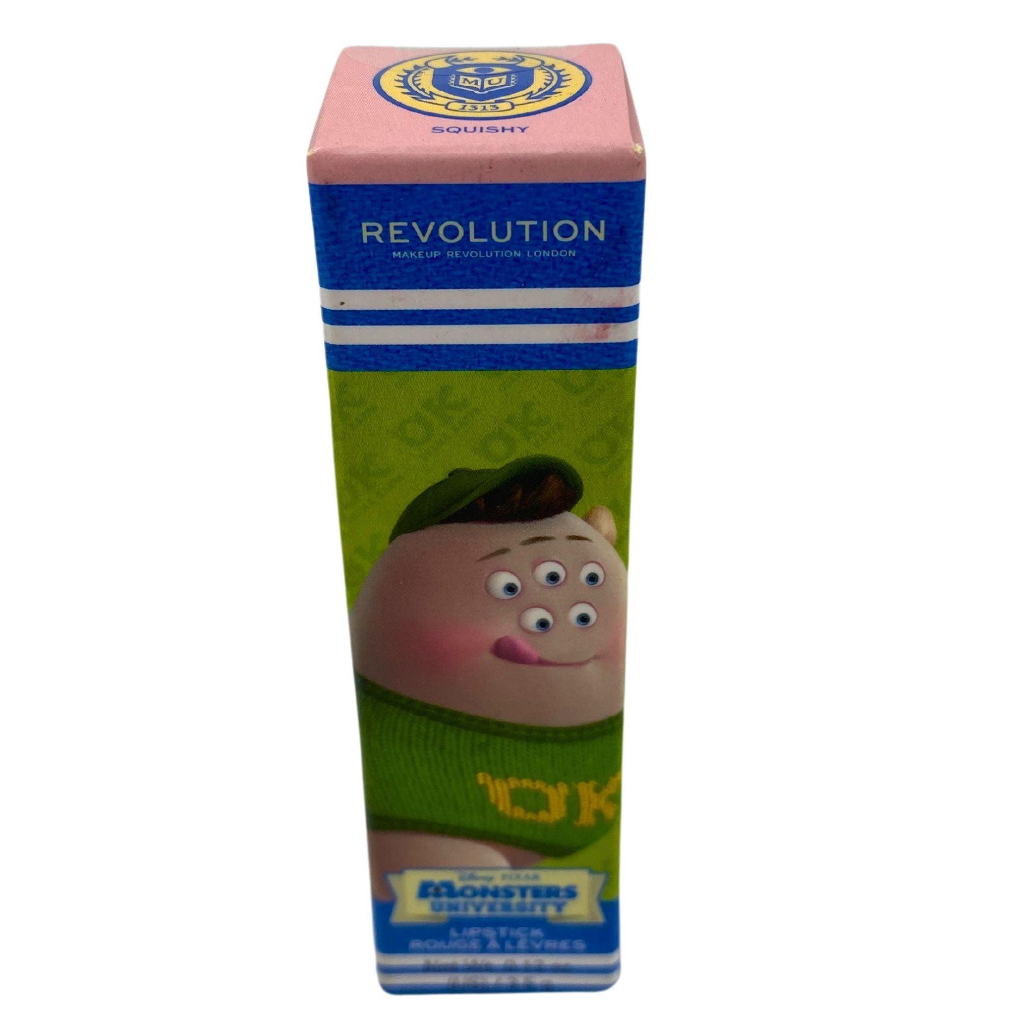 Makeup Revolution x Monsters University Lipstick - Squishy Shade 3.5g (50 Pcs Bulk) - Perfect for Halloween Costumes, Cosplay, and Themed Parties