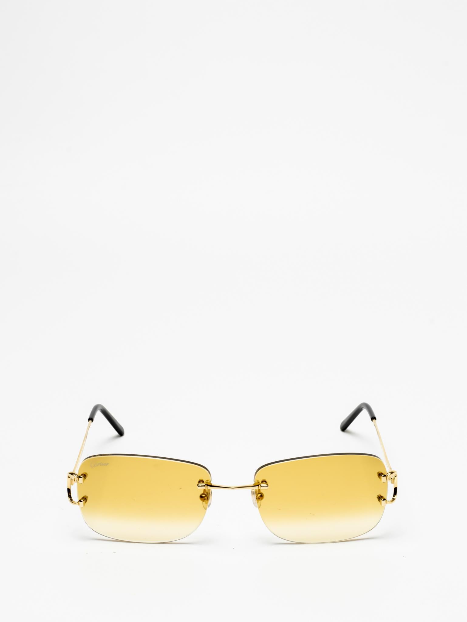 Cartier CT0011RS 002 C Décor Sunglasses - Luxury Designer Shades for Women & Men - Perfect for Beach, Driving & Outdoor Activities
