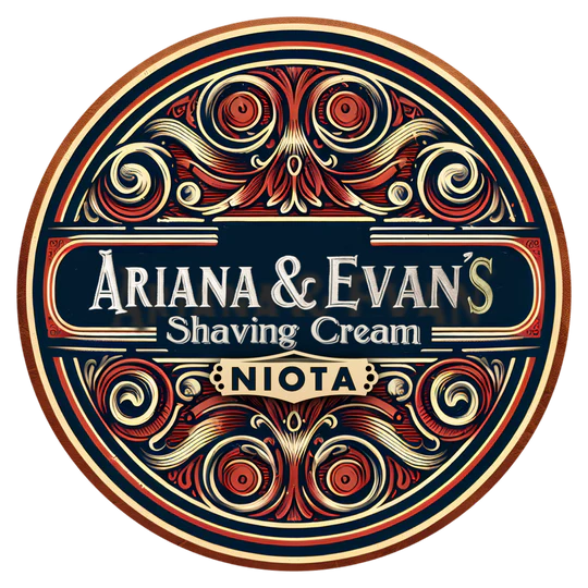 Ariana & Evans Niota Shaving Cream for Men - Premium Vegan Shaving Soap with Shea Butter & Coconut Oil - Smooth Shave for Sensitive Skin - Perfect for Daily Grooming & Travel