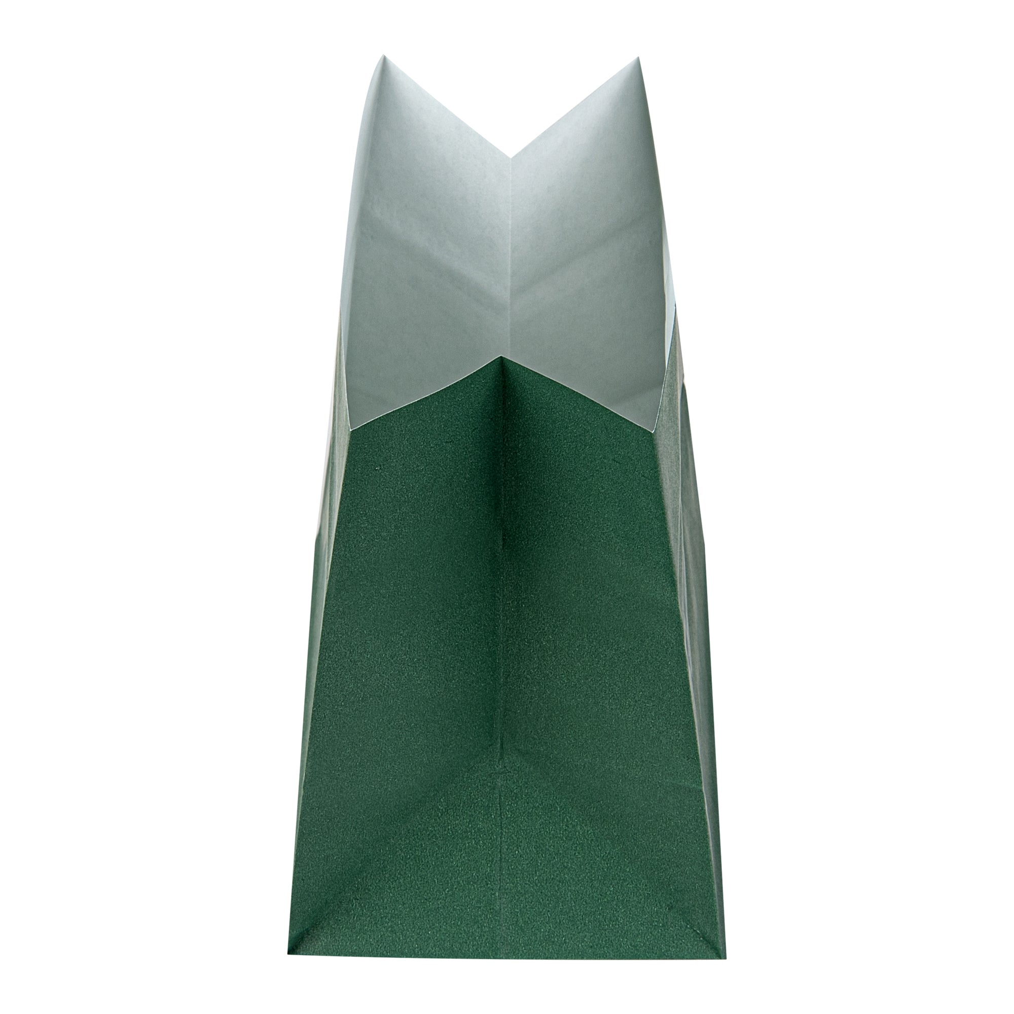 Eco-Friendly Forest Green Paper Snack Bags - 4.25