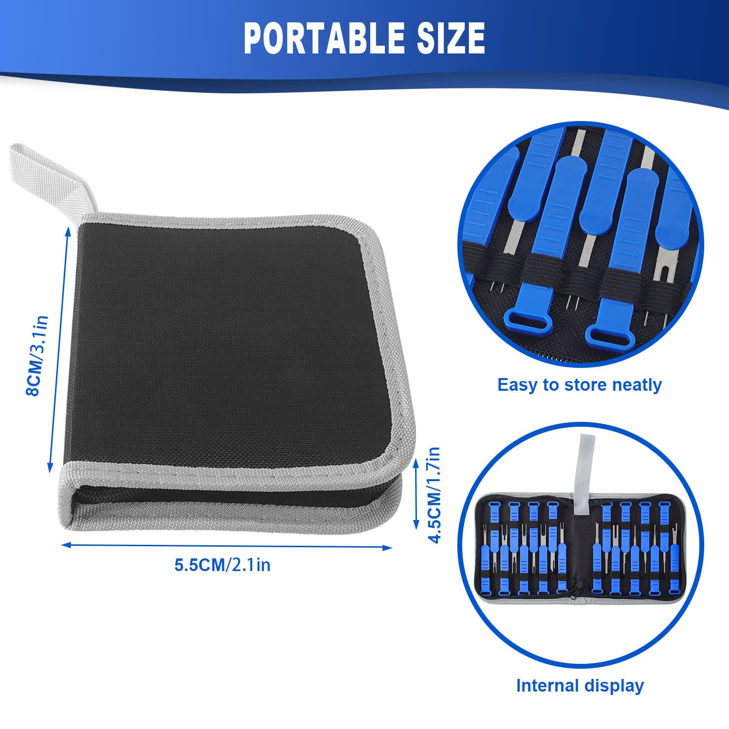 18Pcs Electrical Pin Removal Tool Kit for Automotive & Household Devices