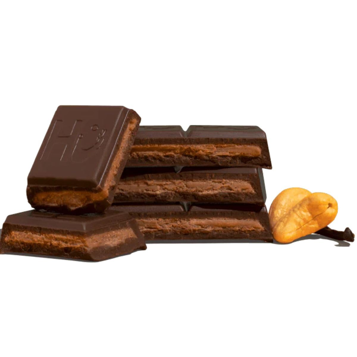 HU KITCHEN Cashew Vanilla Chocolate Bar - 2.1 OZ (60g) - Gluten-Free, Vegan Snack - Perfect for Gifts, Desserts & Healthy Treats