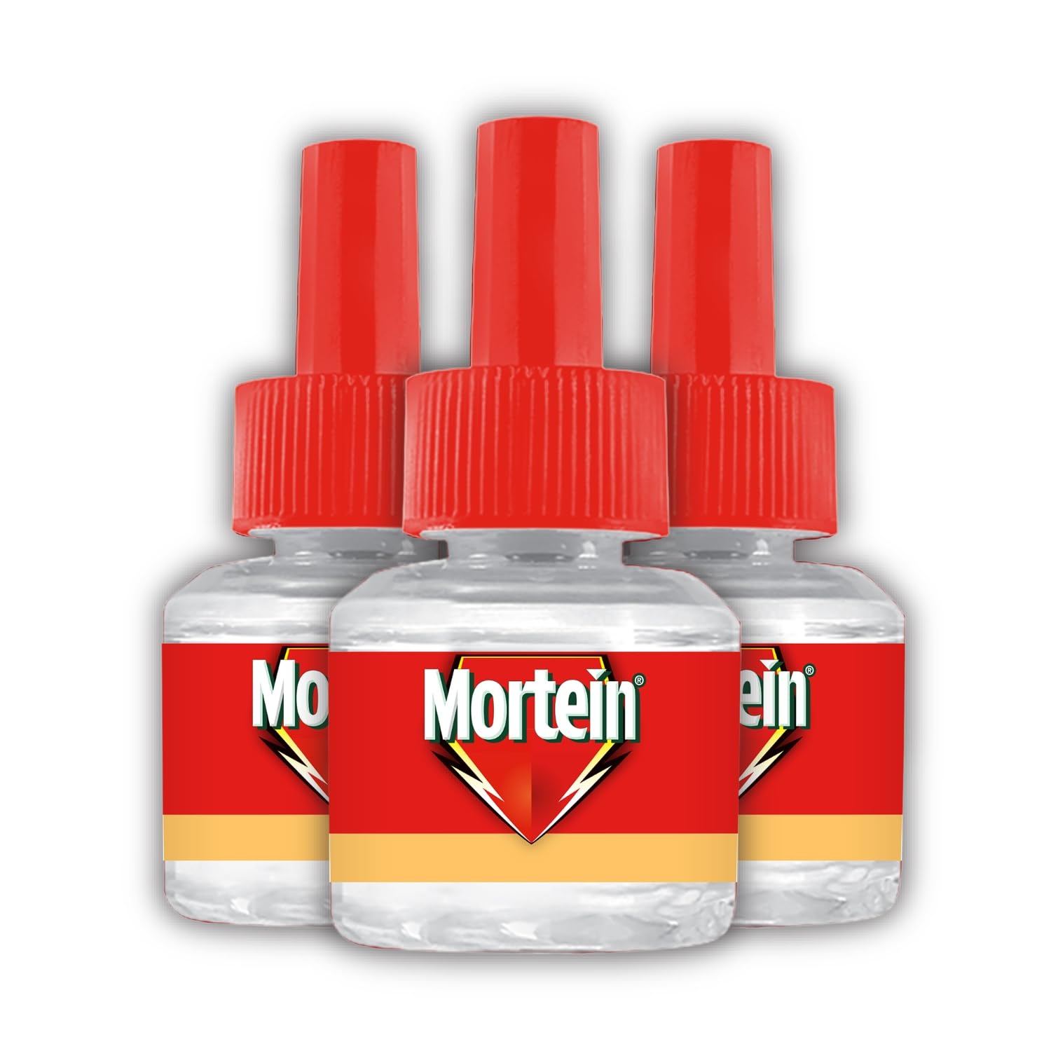 Mortein SmartPlus Mosquito Repellent Refill 45ml x 3 Pack - Insect Killer for All Machines | 100% Dengue Protection | Indoor & Outdoor Use for Home, Camping, Travel