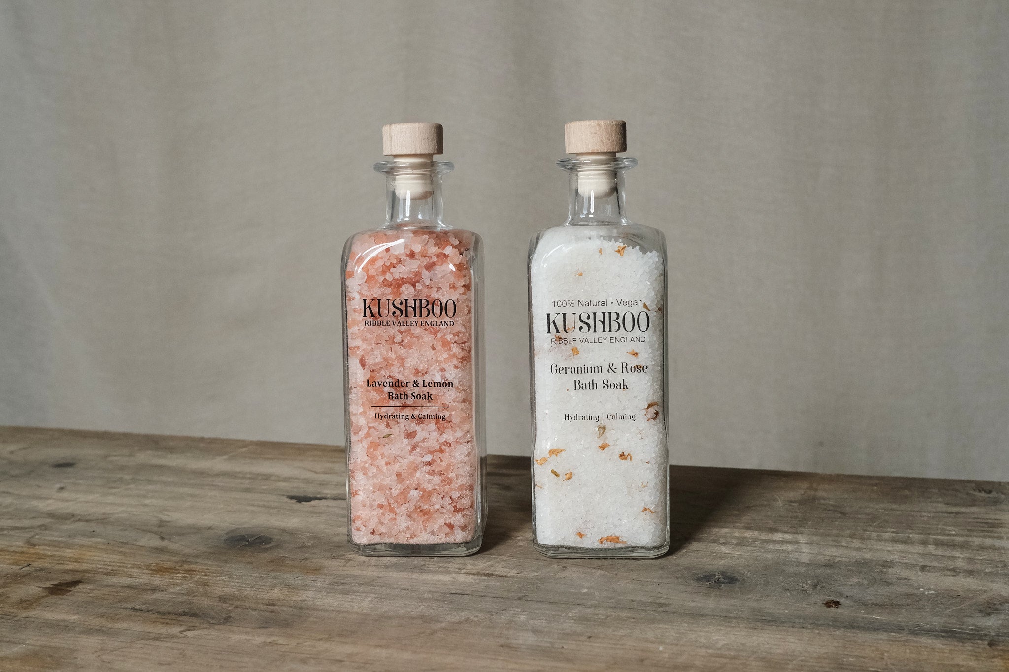 100% Natural Handmade Bath Salts with Essential Oils - Relaxing & Detoxifying for Stress Relief & Muscle Soak - Perfect for Spa, Self-Care & Gift Giving