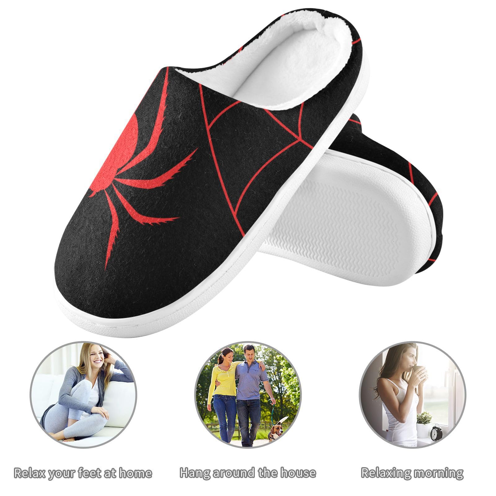 Comfortable Memory Foam Slippers for Women & Men - Soft Indoor/Outdoor House Shoes for Home, Bedroom & Relaxation - Perfect for Lounging, Yoga & Cold Floors